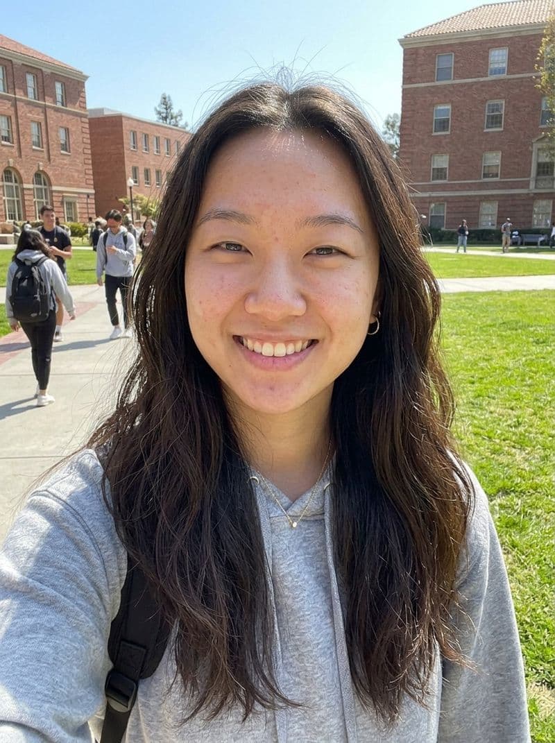 Example selfie upload for AI graduation photo