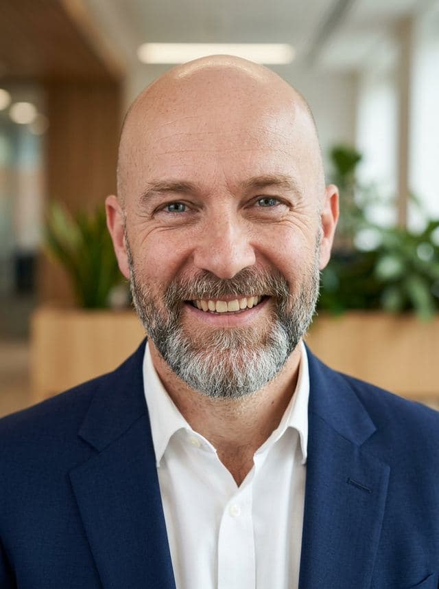 AI generated headshot example