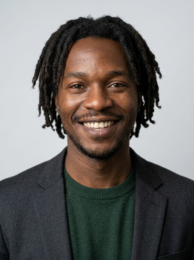 AI generated headshot example