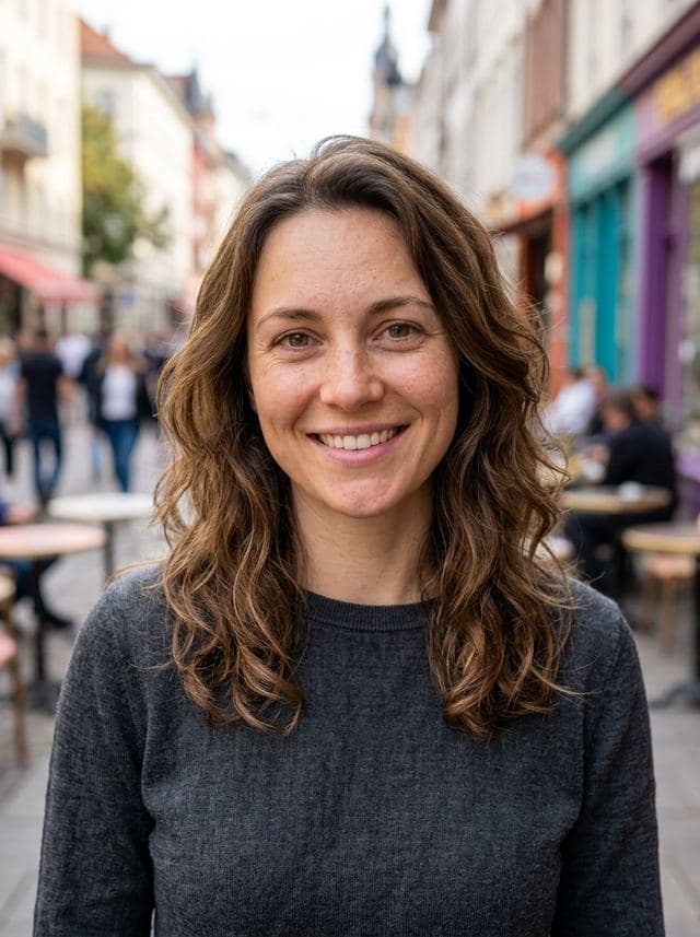 AI generated headshot example