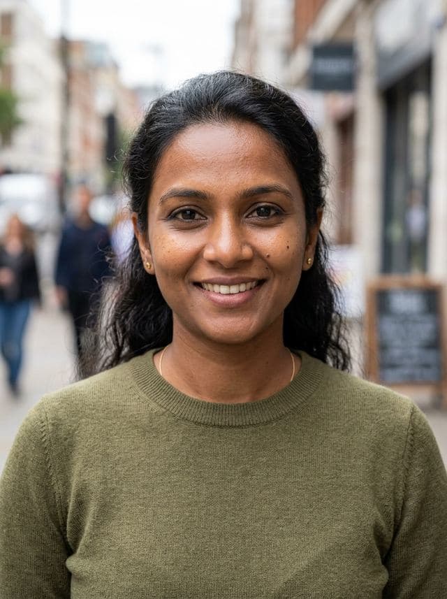 AI generated headshot example