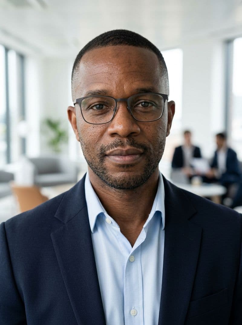 AI LinkedIn headshot example