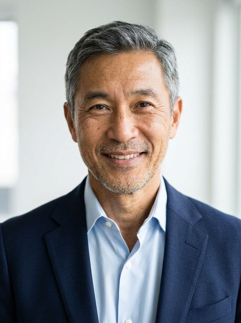 AI LinkedIn headshot example