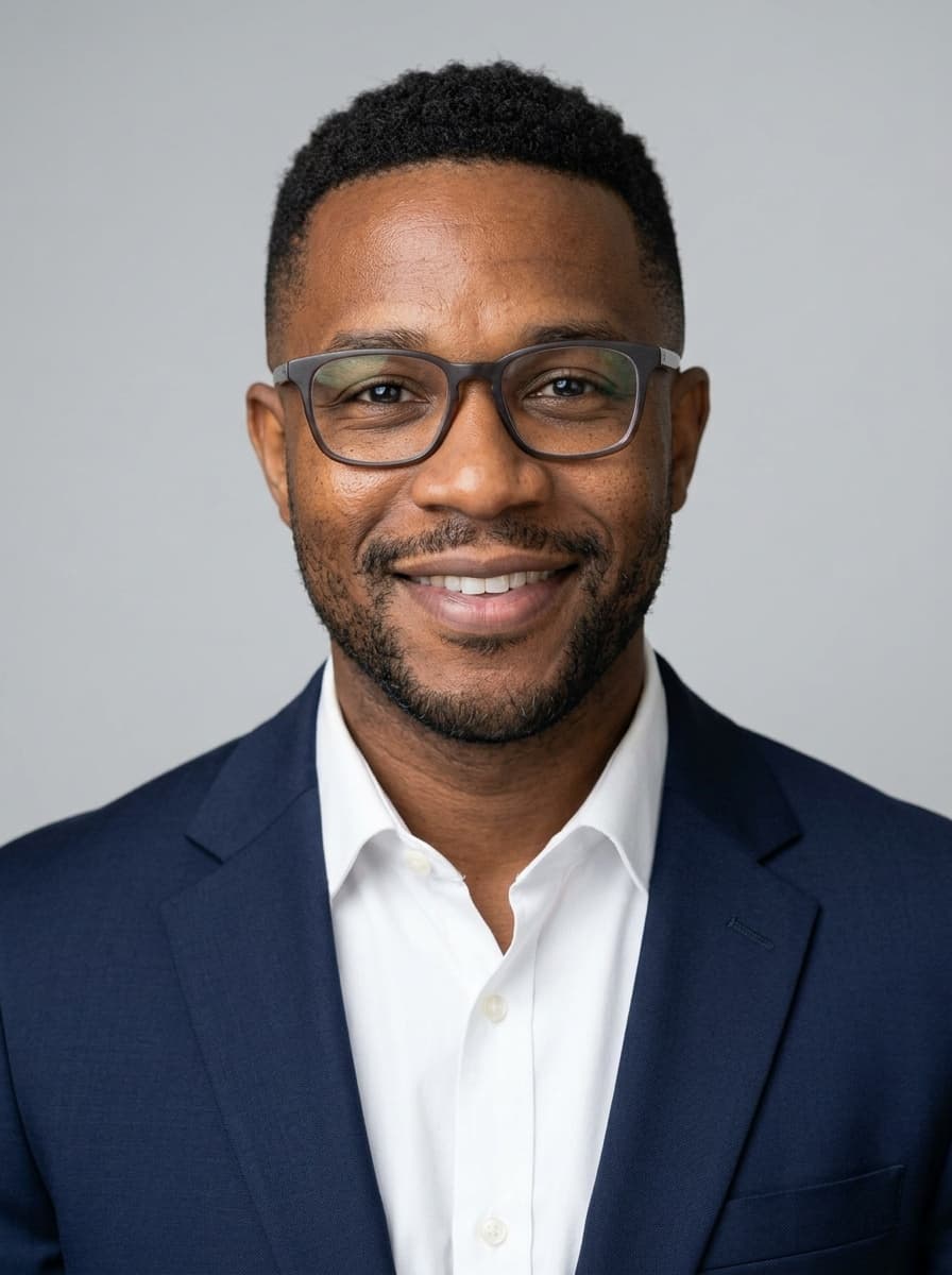 AI generated team headshot example