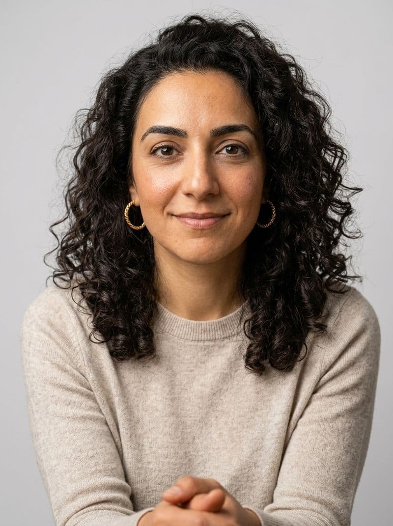 AI therapist headshot look option