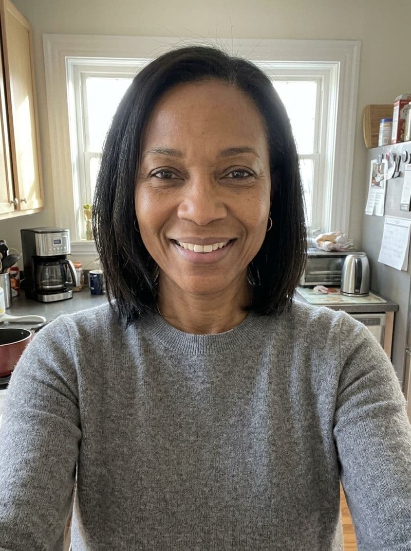Example selfie upload for AI doctor headshot