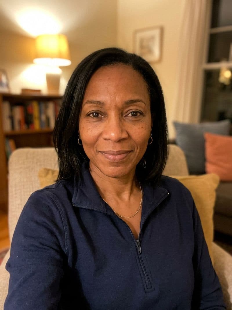 Example selfie upload for AI doctor headshot