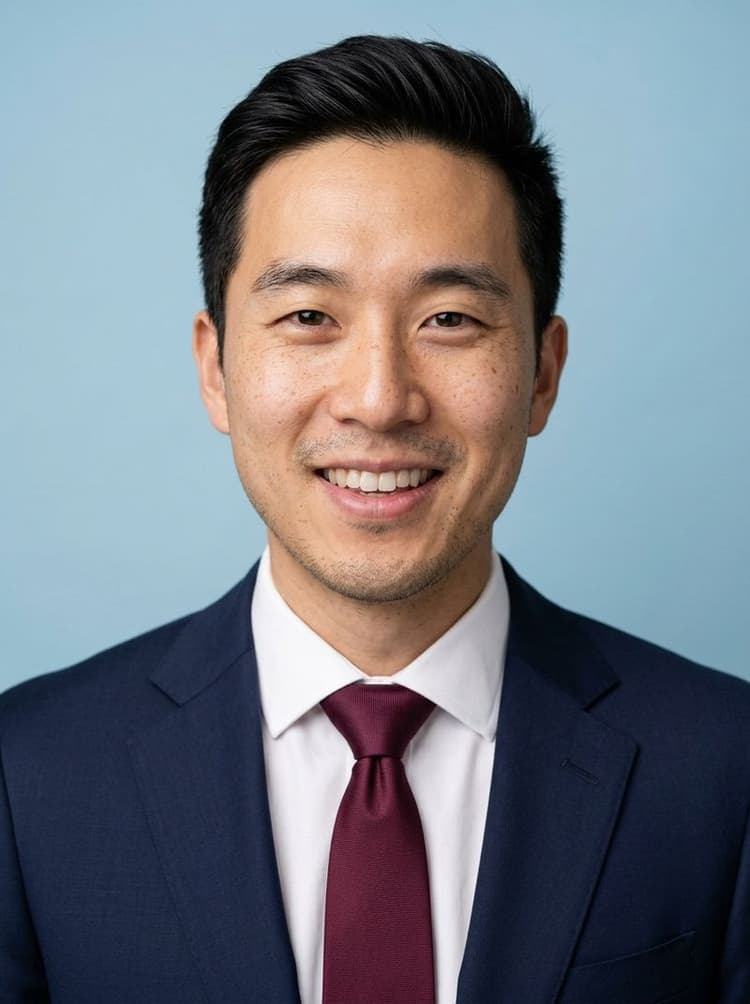ERAS-ready residency headshot example