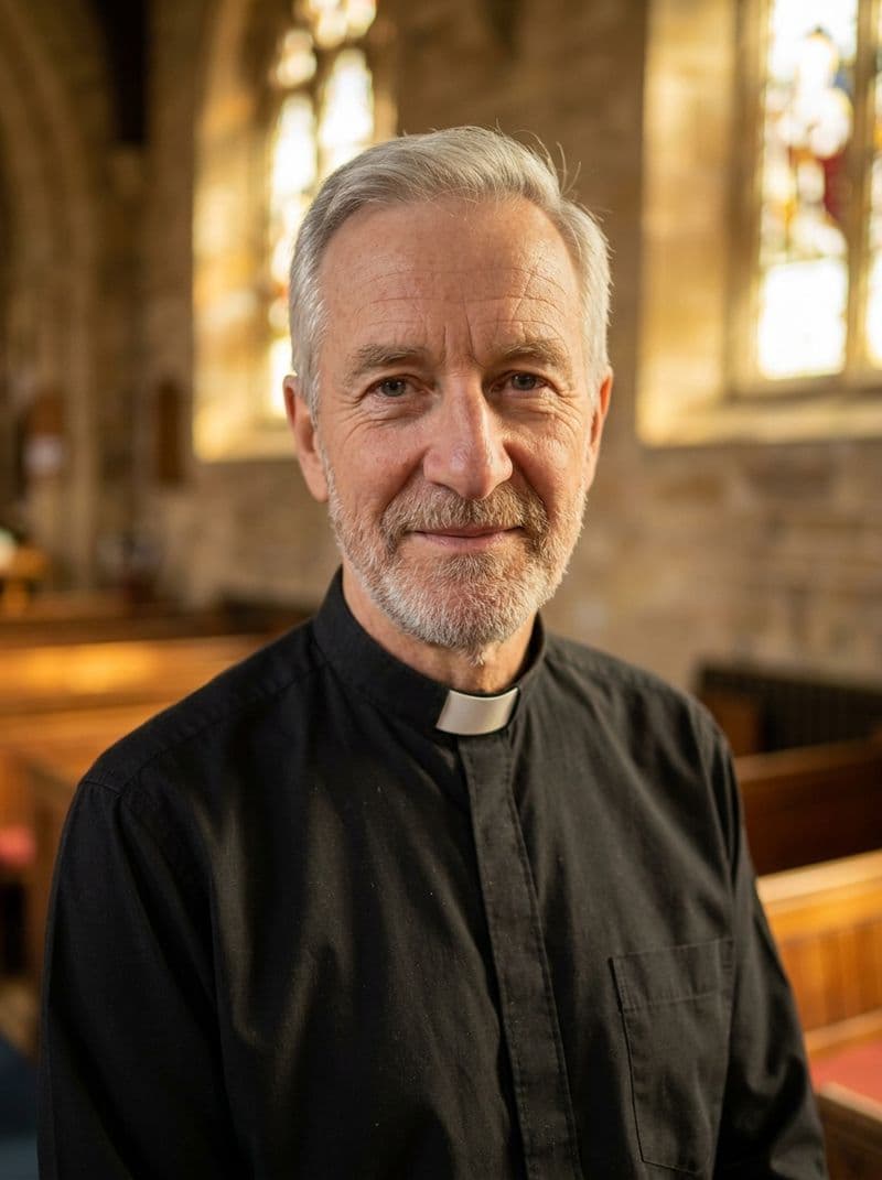 AI pastor headshot look option